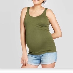 Maternity Rib Tank by Isabel